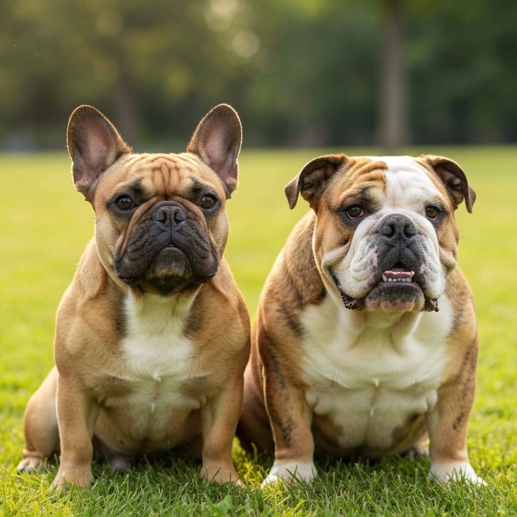 Bulldog Francés y Bulldog Inglés