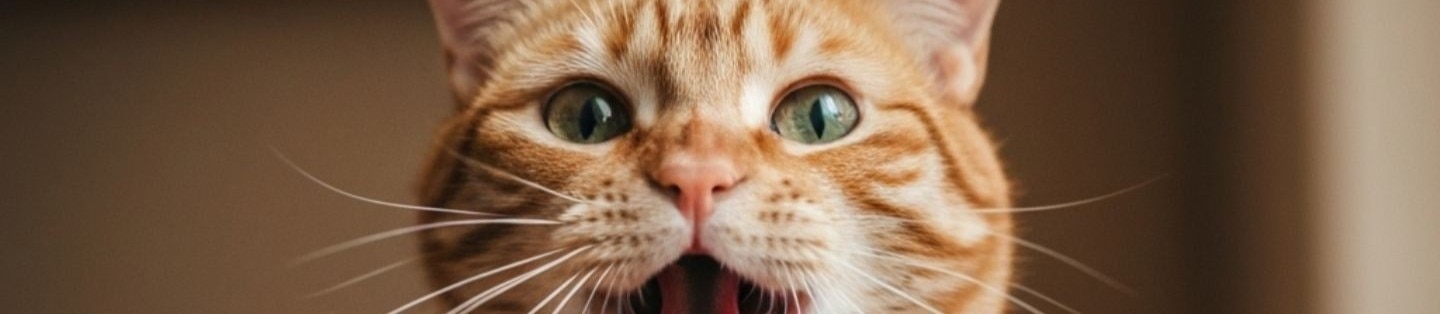 Gato estresado