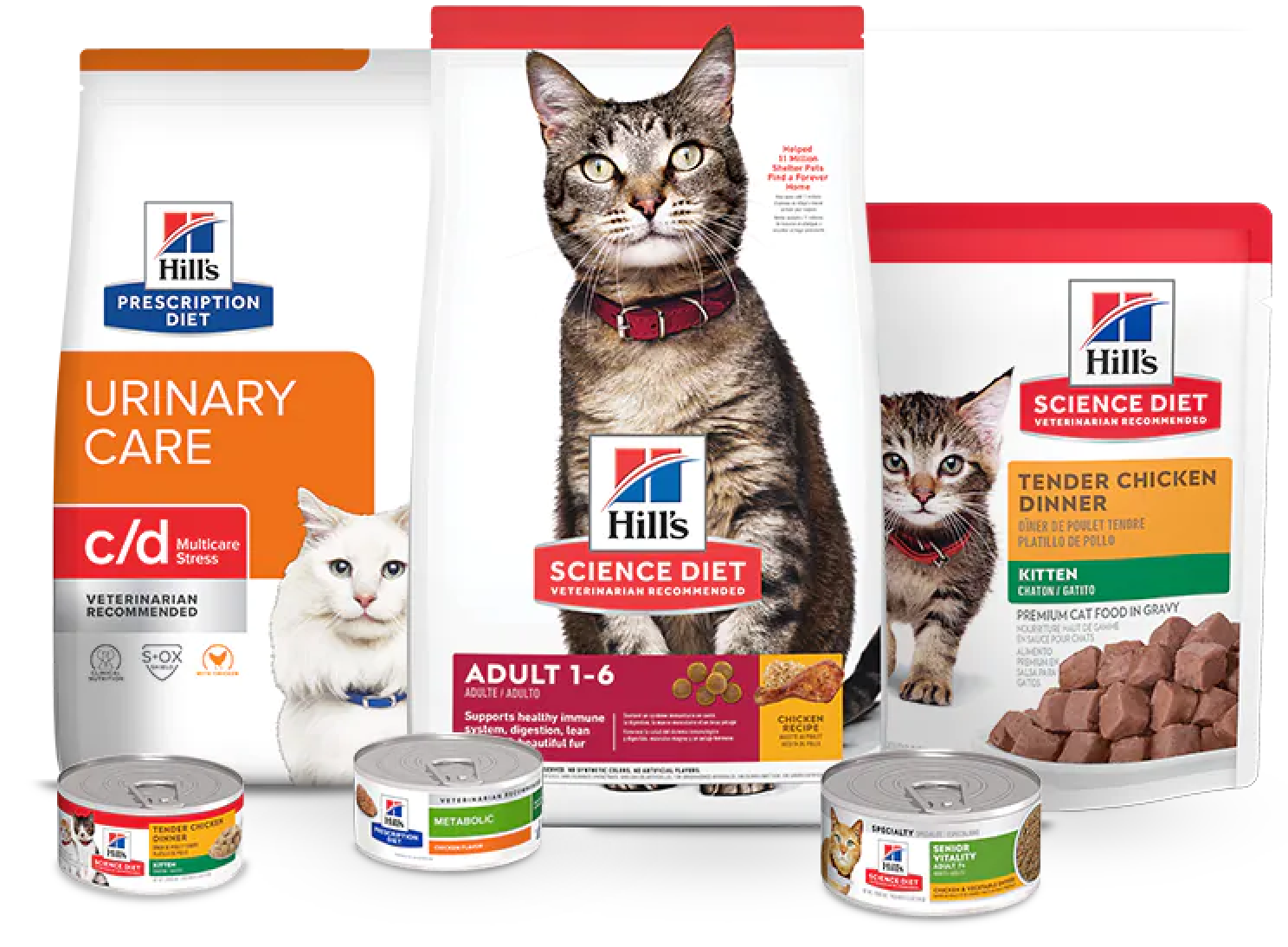 paquetes de comida Hill's Pet Science Diet