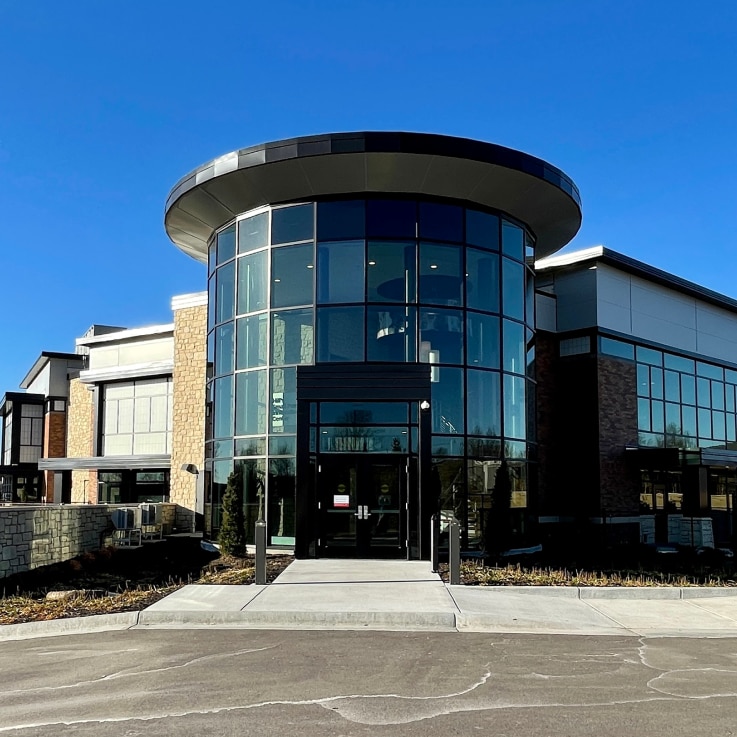 El edificio del Hill's Small Paws Center